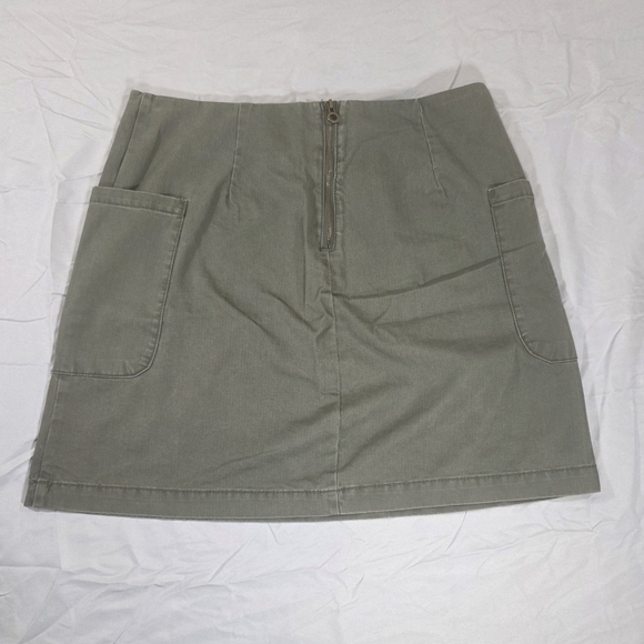 A New Day Olive Green Mini Skirt - Picture 3 of 7